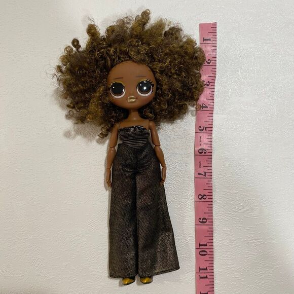 LOL Surprise OMG Fashion Doll – Curly Hair, Brown Jumpsuit Outfit & Accessories - Picture 3 of 8